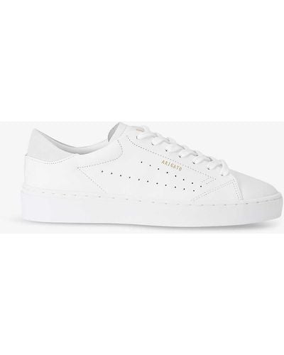 Axel Arigato Court Logo-embossed Leather Low-top Trainers - White