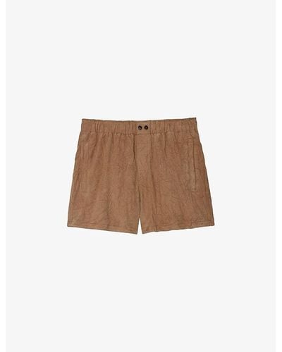 Plus size shop suede shorts