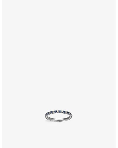 Cartier Etincelle De Diamond And Sapphire Wedding Band 2.0mm - White