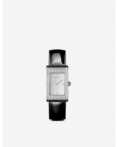 Boucheron Wa030404 Reflet Medium Stainless-steel, Diamond And Cabochon Watch - White