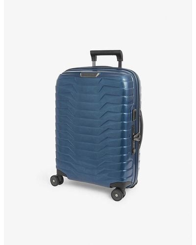 Samsonite Spinner Hard Case Four-wheel Shell Cabin Suitcase - Blue