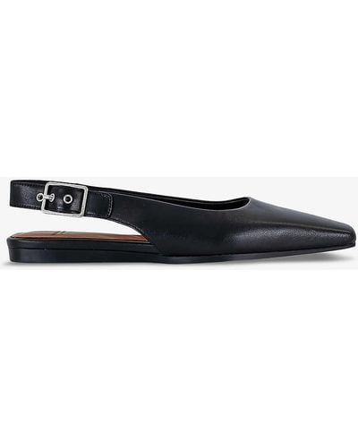 Vagabond Shoemakers Wioletta Slingback Leather Heels - White