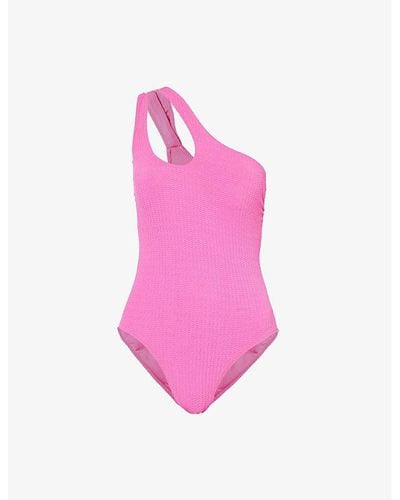 Seafolly Sea Dive Padded-cups Swimsuit - Pink