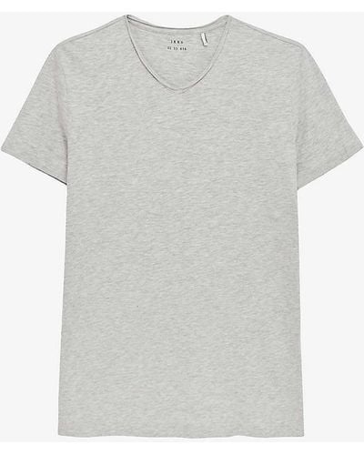 IKKS Regular-fit Short-sleeve Cotton T-shirt Xx - Grey