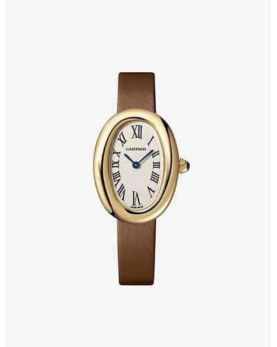 Cartier Wgba0007 Baignoire 18ct Yellow-gold Small Quartz Watch - Metallic