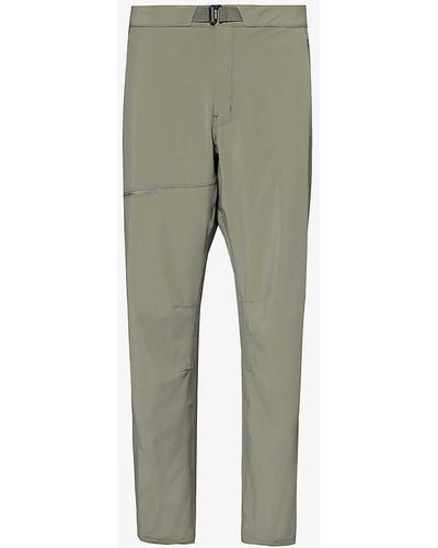 Arc'teryx Gamma Logo-embroidered Regular-fit Straight-leg Stretch-woven Trousers - Green