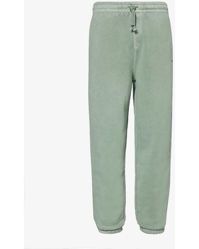 GYMSHARK Everywear Comfort Logo-embossed Cotton-jersey jogging Bottoms X - Green
