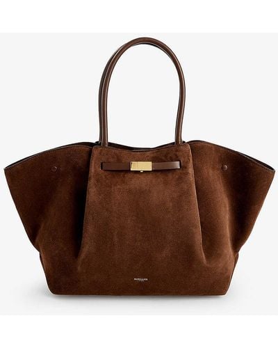DeMellier London The New York Suede Tote Bag - Brown