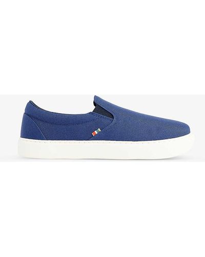 Orlebar Brown Hydro B2 Logo-embroidered Woven Low-top Trainers - Blue