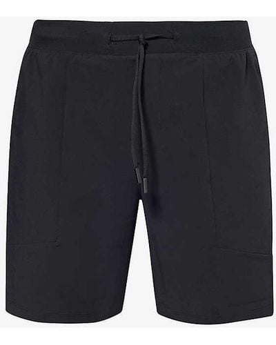 lululemon License To Train Tapered-fit Stretch Recycled-nylon Short - Blue