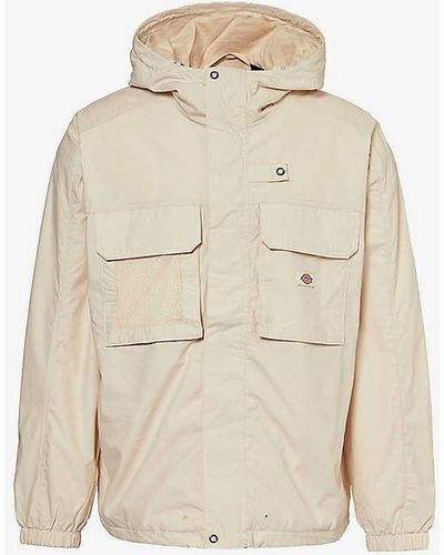 Dickies Fishersville Brand-patch Cotton Jacket X - Natural