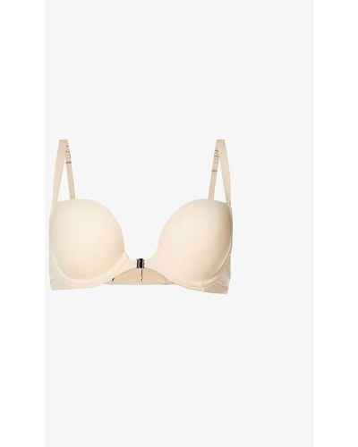 Wacoal Accord Front-fastening Stretch-jersey Contour Bra - White