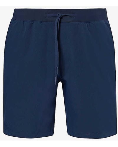 lululemon Zeroed In Linerless Stretch-recycled Polyester Short - Blue