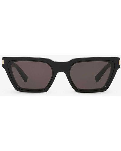 Saint Laurent Sl633 Calista Cat-eye Frame Acetate Sunglasses - Grey