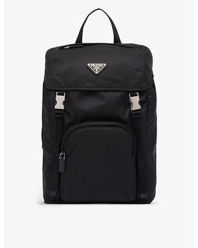 Prada Re-nylon Recycled-nylon Backpack - Black