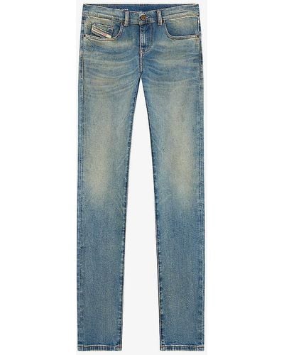 DIESEL 209 D-strukt Slim-leg Stretch-denim Jeans - Blue