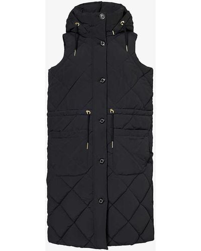 Barbour Re-engineered Orinsay High-neck Shell Gilet - Black