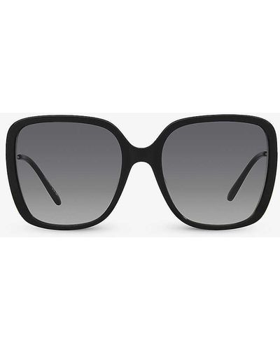Chloé Ch0173s Square-frame Acetate Sunglasses - Black