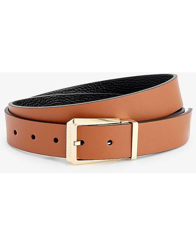 Ferragamo Engraved Leather Belt - Multicolour