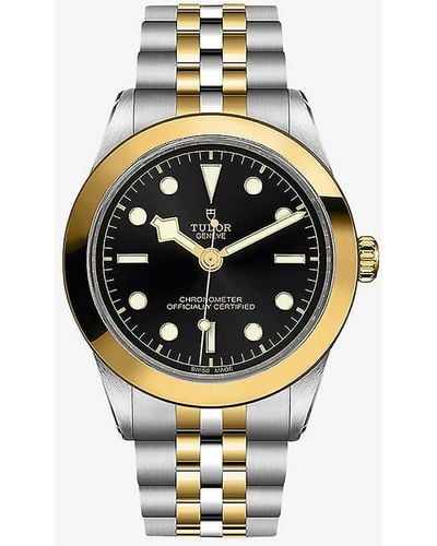 Tudor M79663-0001 Bay S&g 18ct Yellow-gold And Steel Automatic Watch - White