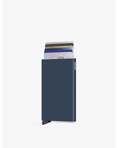 Secrid Cardprotector Aluminium Cardholder - Blue
