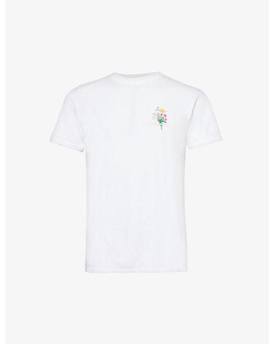 Kidsuper Growing Ideas Short-sleeved Cotton-jersey T-shirt - White