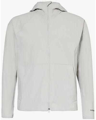 lululemon Pace Breaker Hooded Stretch Recycled-nylon Jacket Xx - White
