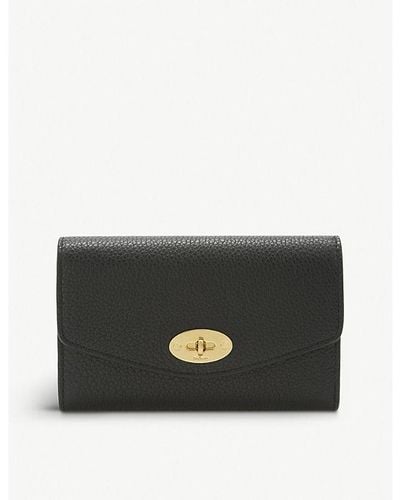 Mulberry Darley Medium Grained Leather Wallet - Black