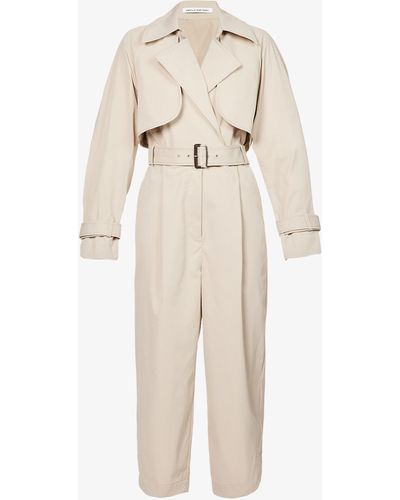 Camilla & Marc Silas Relaxed-fit Recycled-polyester Jumpsuit - Natural