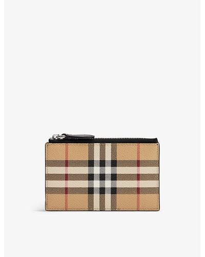 Burberry Alwyn Faux-leather Card Holder - Multicolor
