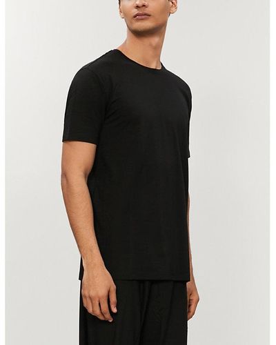 Derek Rose Basel Stretch-modal T-shirt X - Black