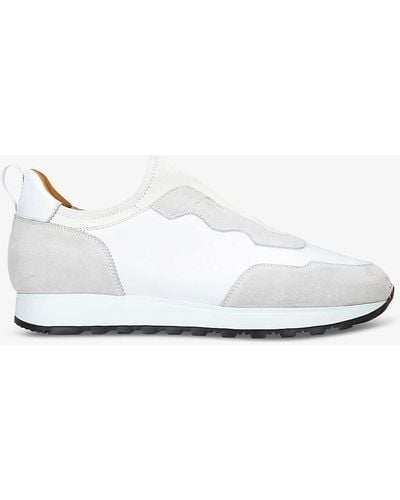 Magnanni Murgon Mica No-lace Leather Low-top Trainers - White