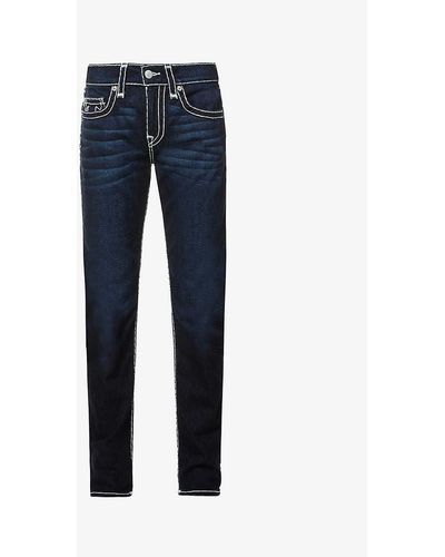 True Religion Rocco Skinny-leg Stretch-denim Jeans - Blue