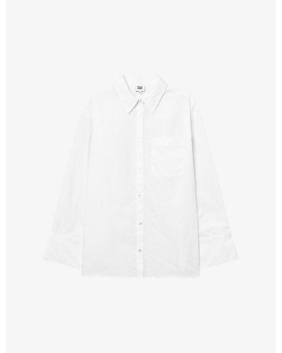 Twist & Tango Fiona Relaxed-fit Organic-cotton Shirt - White