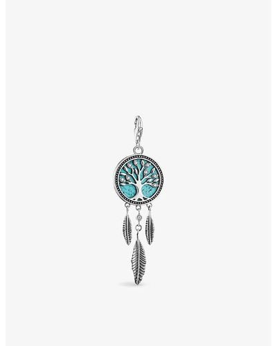 Thomas Sabo Charm Club Tree Of Love Sterling-silver And Cubic Zirconia Charm - Multicolor
