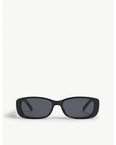 Le Specs Unreal! Rectangular-frame Acetate Sunglasses - Black