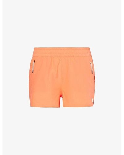 Vuori Straight-leg Relaxed-fit Recycled Polyester-blend Shorts - Orange