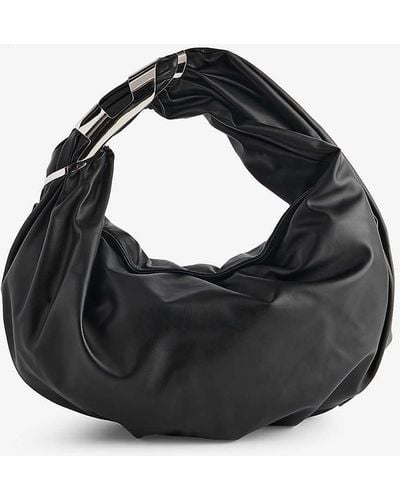 DIESEL Grab-d Faux-leather Hobo Bag - Black