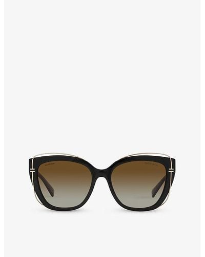 Tiffany & Co. Tf4148 Cat-eye Acetate Sunglasses - Black