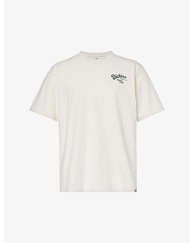 Dickies Raven Logo-print Regular-fit Cotton-jersey T-shirt X - White
