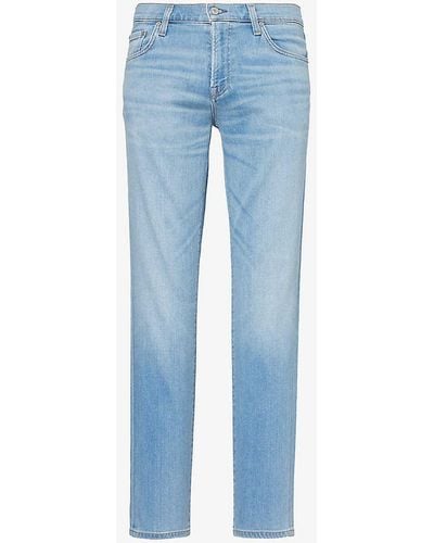 Citizens of Humanity London Slim-fit Tapered-leg Recycled-denim Jeans - Blue