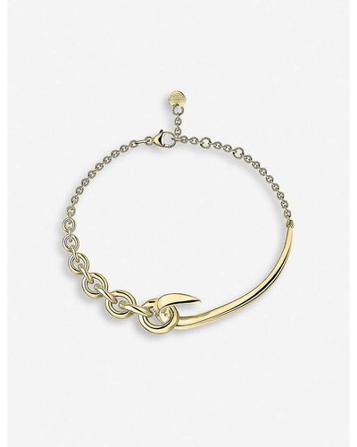 Shaun Leane Hook Chain Yellow Gold-plated Vermeil Silver Bracelet - Metallic