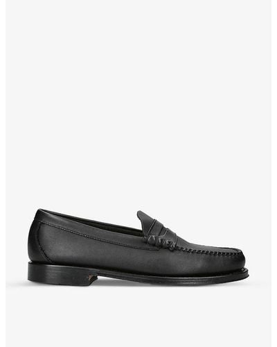 G.H. Bass & Co. Larson Soft-leather Penny Loafers - Black