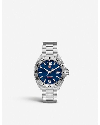 Tag Heuer Waz1118.ba0875 Formula 1 Stainless Steel Watch - Blue