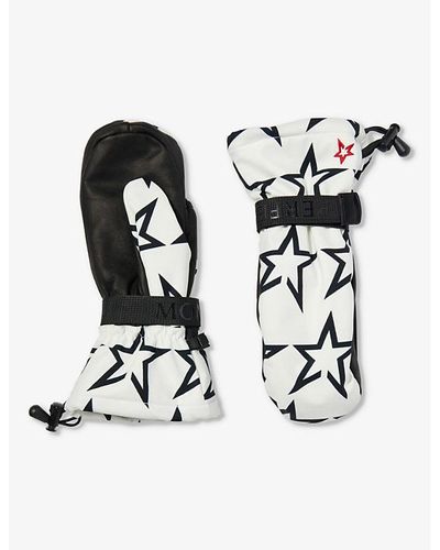 Perfect Moment Davos Star-pattern Shell Gloves - Black
