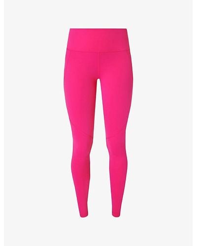 Sweaty Betty Power Workout Stretch-jersey leggings - Pink
