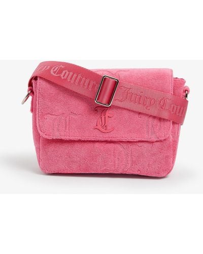 Juicy Couture Ginsburg Branded Cotton-blend Cross-body Bag - Pink