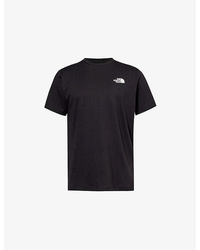 The North Face Nse Branded-print Cotton-jersey T-shirt - Black