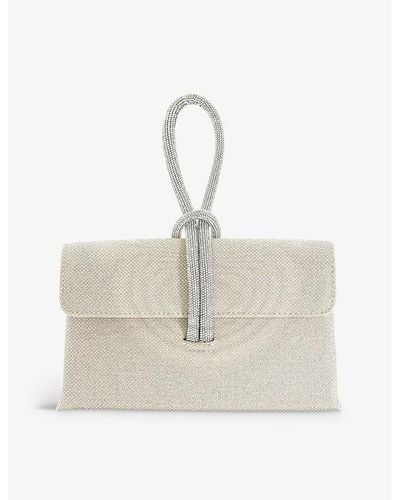 Dune Brynie Woven Top-handle Bag - Natural