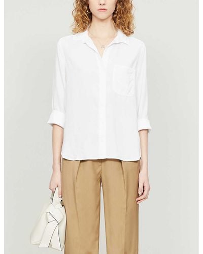 Bella Dahl Loose-fit Woven Shirt - White